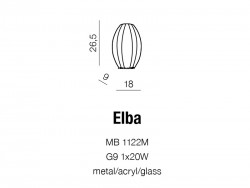 Kinkiet Elba AZzardo