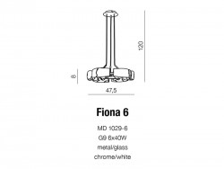 Lampa Fiona 6 AZzardo