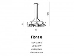 Lampa Fiona 8 AZzardo