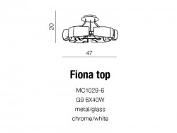 Plafon Fiona 6 azzardo