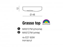 plafon Grasso Chrom AZzardo