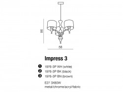 Lampa Impress 3 AZzardo