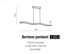 lampa BERTONE PENDANT wisz?ca