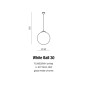Lampa White Ball 30 Lampa White Ball 30