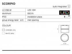 SCORPIO Chrome azzardo LED