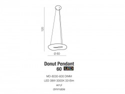 DONUT PENDANT 60