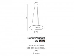 DONUT PENDANT 75