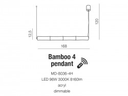 BAMBOO 4 PENDANT