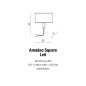 AMADEO SQUARE WHITE + 3W LED AMADEO SQUARE WHITE + 3W LED