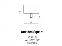 AMADEO SQUARE WHITE