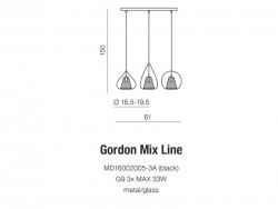 GORDON MIX LINE BLACK