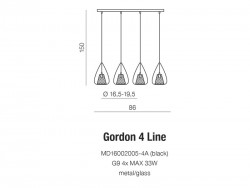 GORDON  4 LINE 