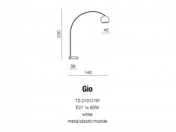  Lampa pod?gowa Gio AZzardo