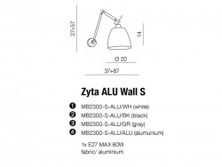 ZYTA WALL S ALU