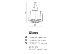 Lampa wisz?ca Sidney Black