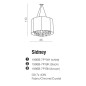Lampa wisząca Sidney 