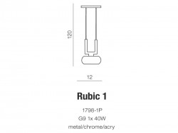 Lampa wisz?ca Rubic 1