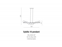 SYBILLA 10 PENDANT