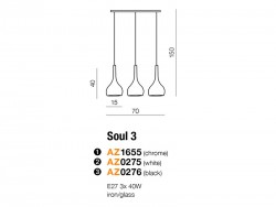 Lampa wisz?ca Soul 3 AZzardo