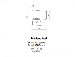 MARTENS WALL BK