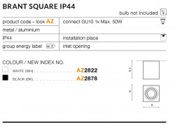 BRANT SQUARE IP44