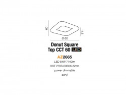 DONUT SQUARE TOP 60 CCT