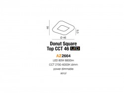DONUT SQUARE TOP 46 CCT