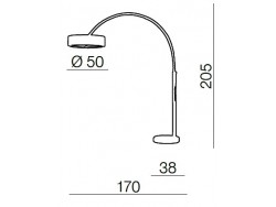 Lampa pod?ogowa Aruba AZzardo