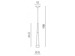 Lampa Brina 1 AZzardo Black