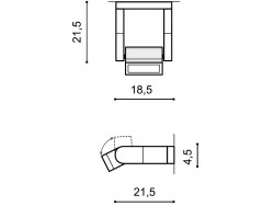 FRAME WALL BRIGHT GRAY