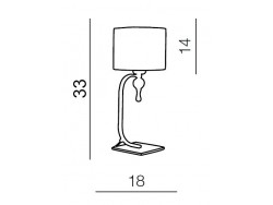Lampa sto?owa Impress White AZzardo