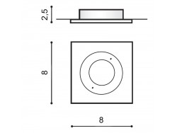 Lampa techniczna Pablo Alumnium