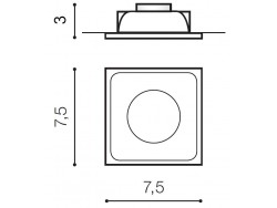 Lampa techniczna Pio white