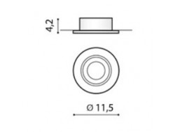 REMO 1 DOWNLIGHT CHROME