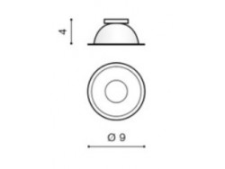 REMO 1 DOWNLIGHT BLACK