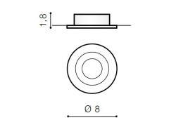 Lampa techniczna Tito 1 Aluminium