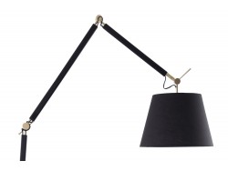 Lampa pod?ogowa ZYTA FLOOR  czarno z?ota