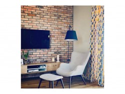 Lampa pod?ogowa ZYTA FLOOR  czarno z?ota