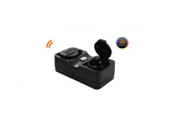 Podw?jna wtyczka WIFI zewn?trzna 16A IP44 Azzardo Smart