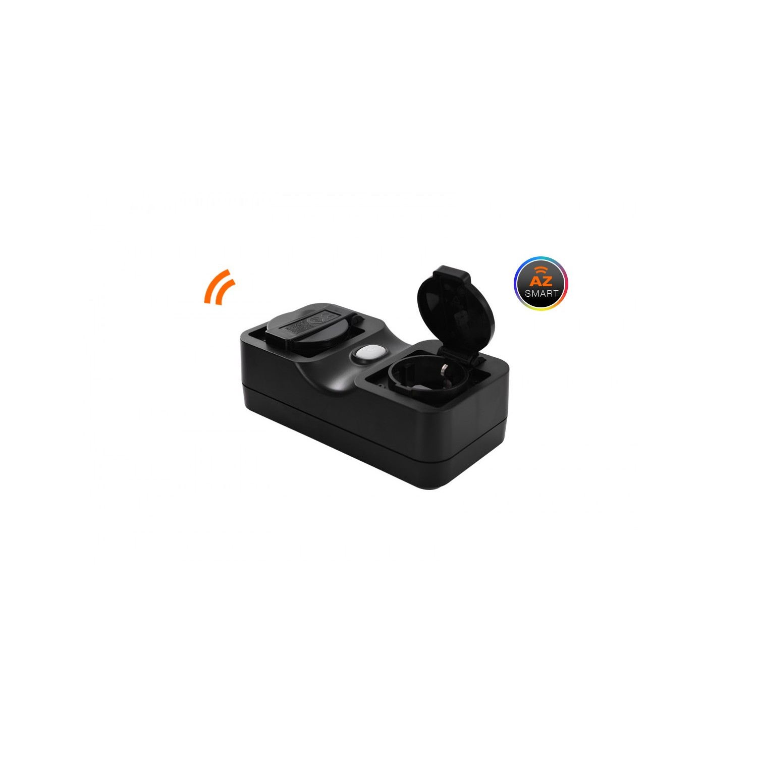 Podw?jna wtyczka WIFI zewn?trzna 16A IP44 Azzardo Smart Podw?jna wtyczka WIFI zewn?trzna 16A IP44 Azzardo Smart