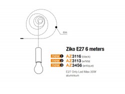 Ziko E27 6 meters