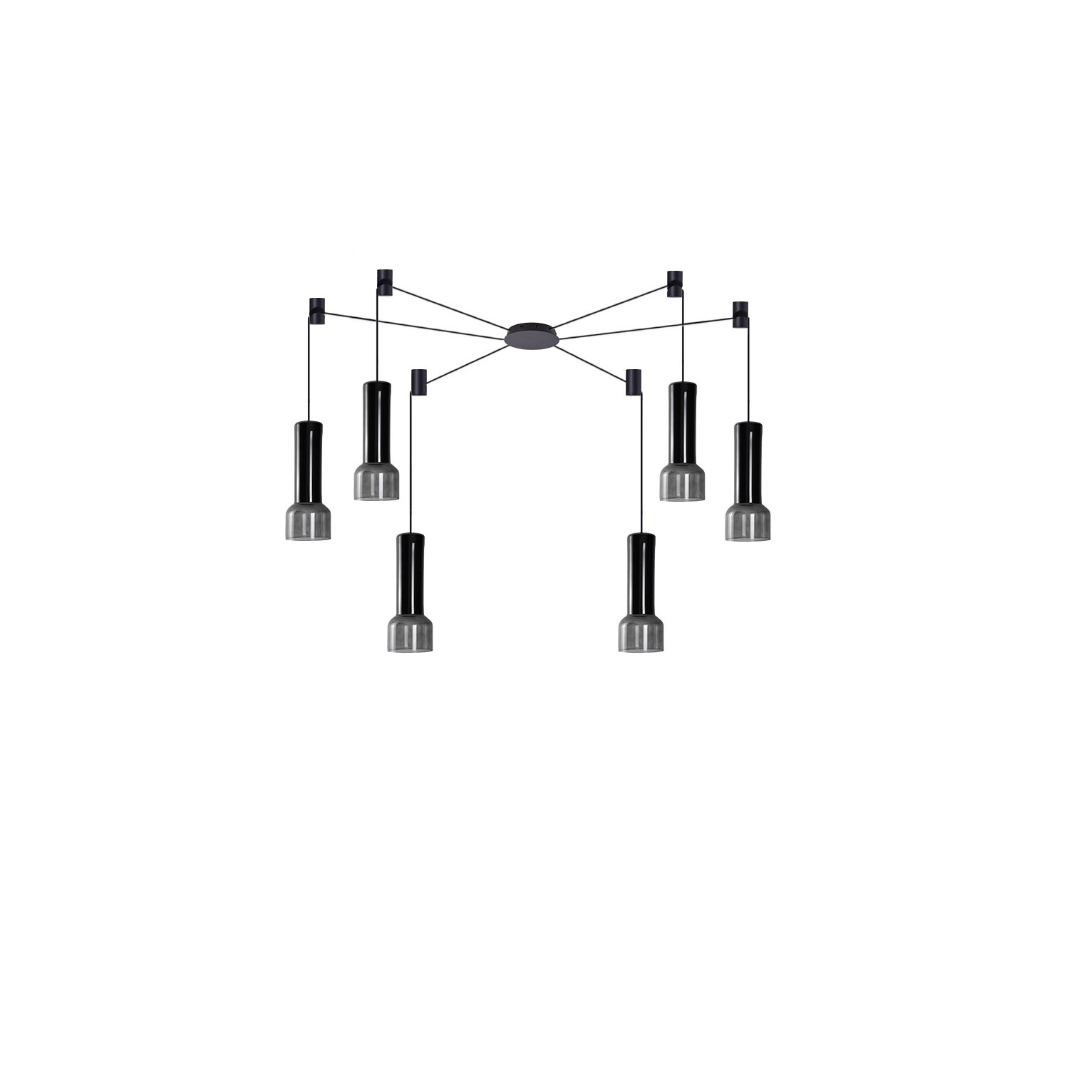 ZIKO 6 linki 3m gwint GU10 GLASS ZIKO 6 linki 3m gwint GU10 GLASS