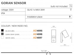 GORAN SENSOR z czujnikiem ruchu