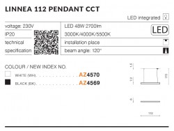 LINNEA 112 PENDANT CCT