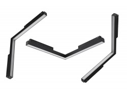 SAGA 30 TRACK MAGNETIC CORNER B  24W MILKY 120