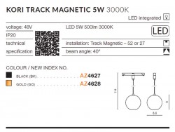 KORI TRACK MAGNETIC 5W