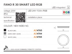 FANO R30 SMART RGB IP54