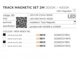 Zestaw magnetyczny TRACK MAGNETIC 52M2041SET
