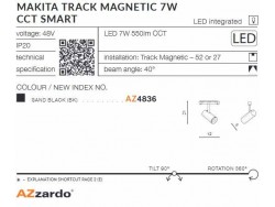 MAKITA TRACK MAGNETIC 7W CCT SMART
