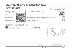 MAKITA TRACK MAGNETIC 20W CCT SMART